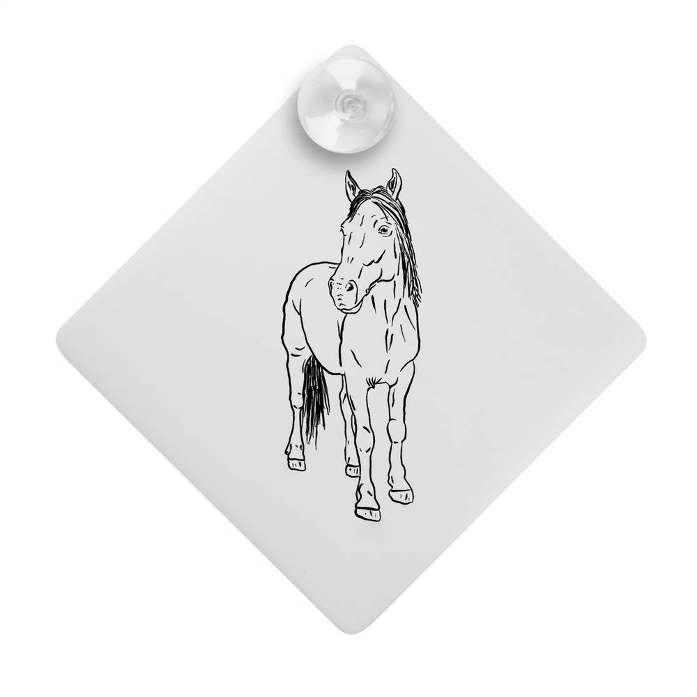 'Horse' Suction Cup Car Window Sign (CG00008381)