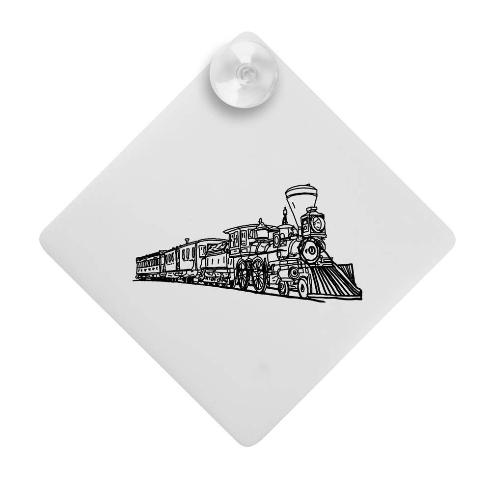 'Steam Train' Suction Cup Car Window Sign (CG00008392)
