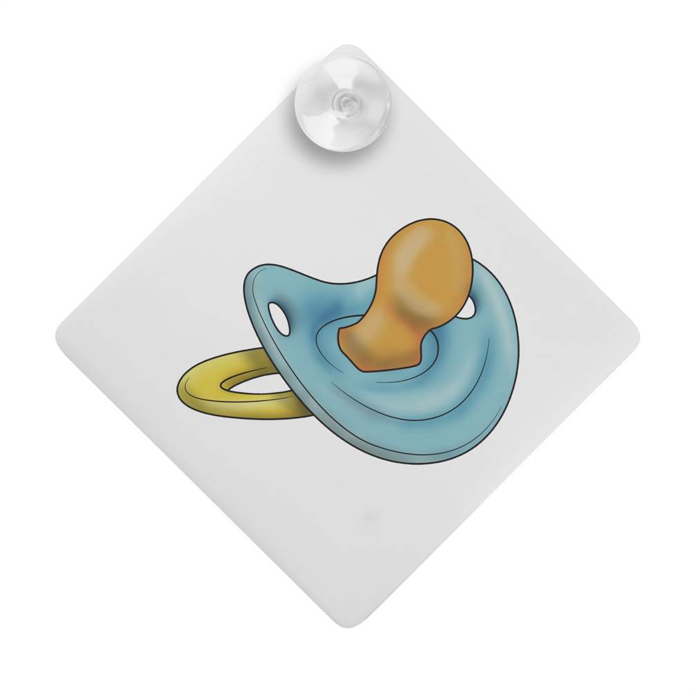 'Baby Pacifier' Suction Cup Car Window Sign (CG00011980)