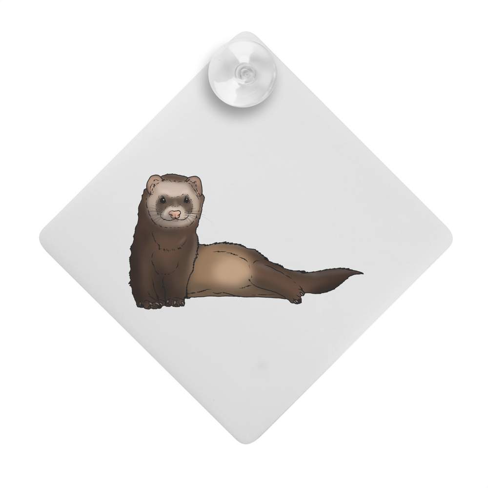 'Ferret' Suction Cup Car Window Sign (CG00013525)