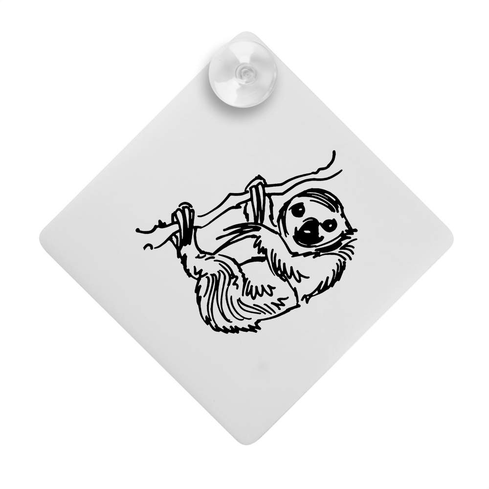 'Sloth' Suction Cup Car Window Sign (CG00013602)
