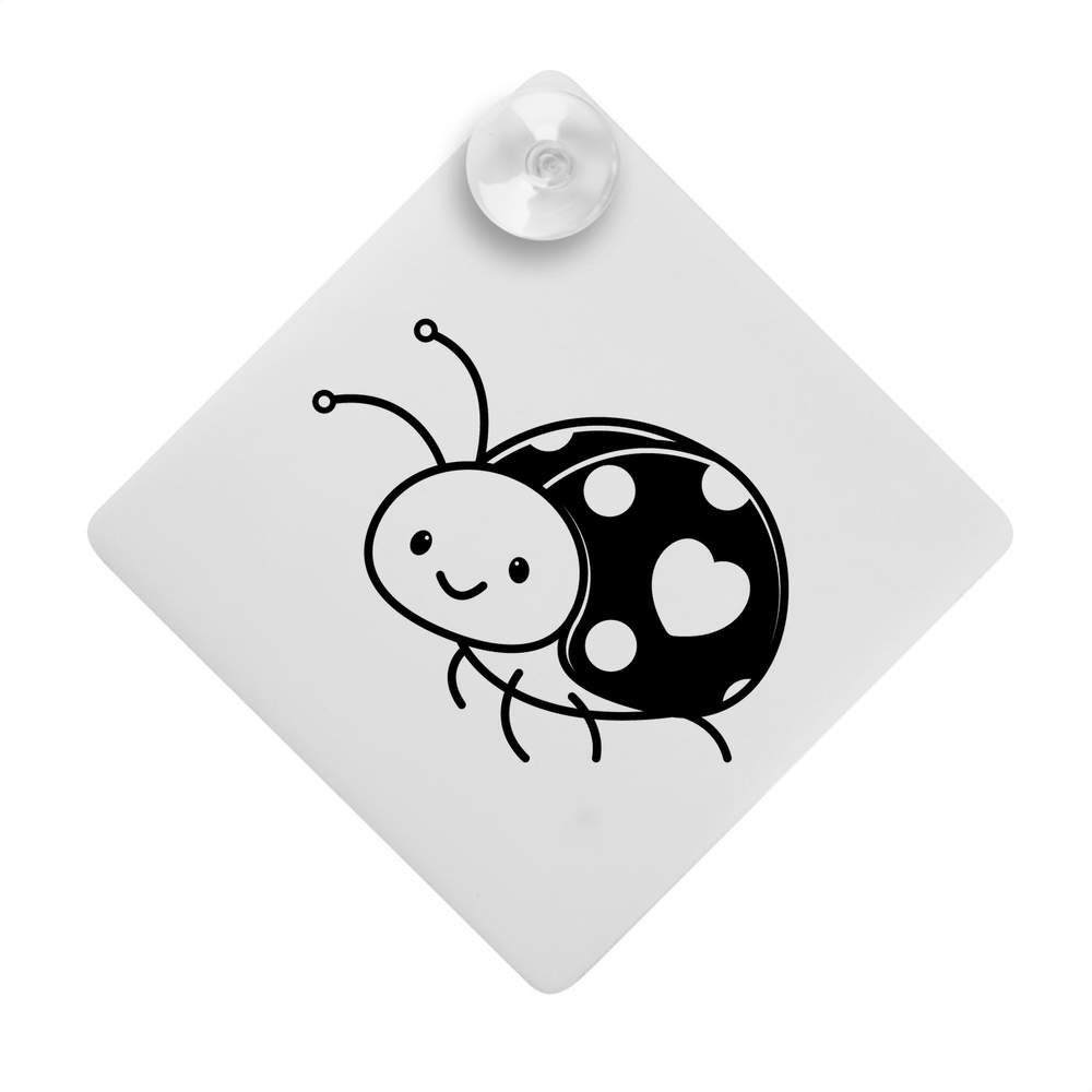 'Love Ladybird' Suction Cup Car Window Sign (CG00017363)