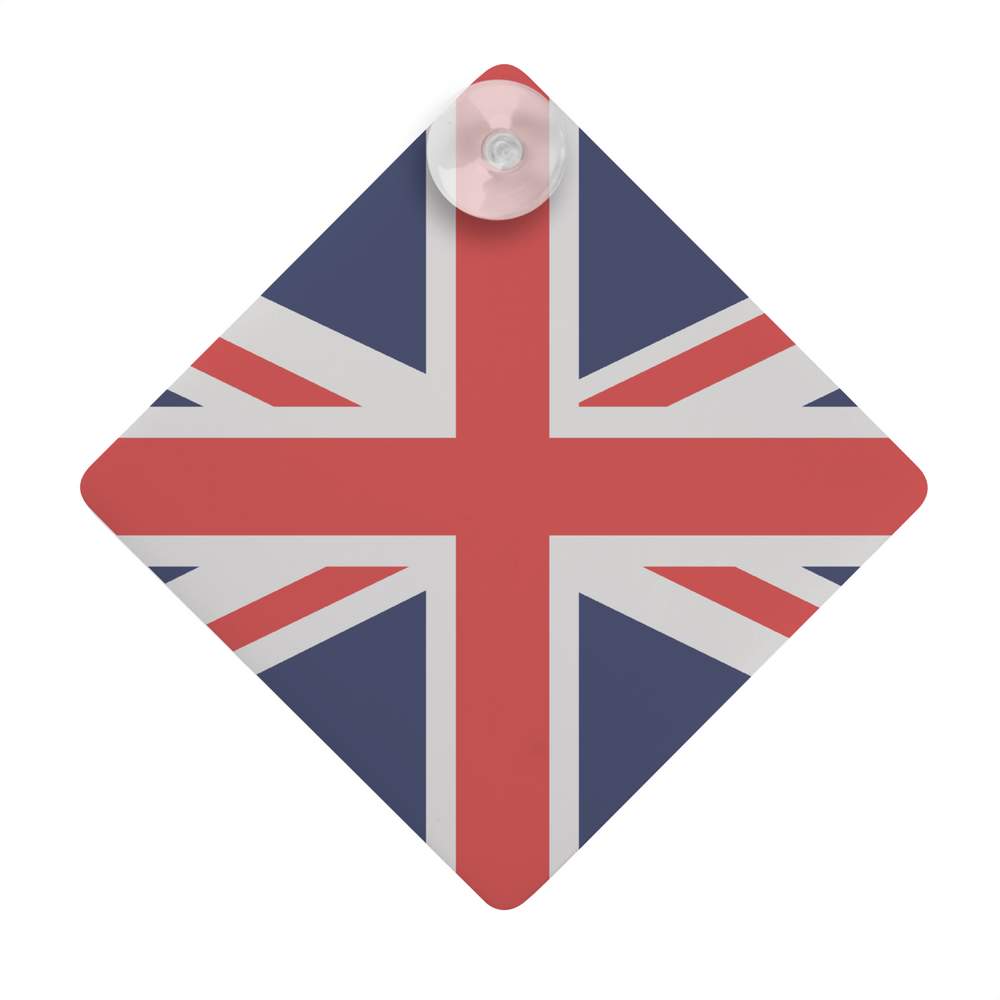 'United Kingdom Union Jack' Suction Cup Car Window Sign (CG00019819)