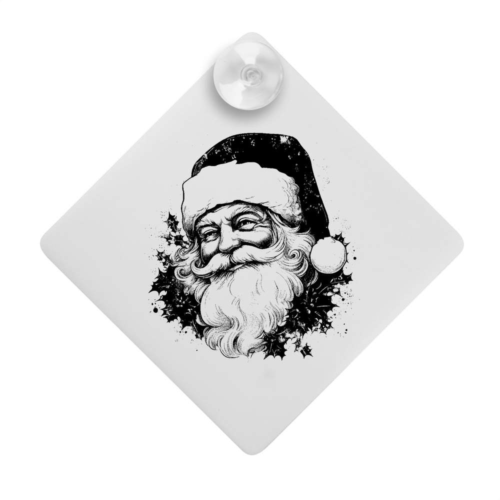 'Santa' Suction Cup Car Window Sign (CG00020501)