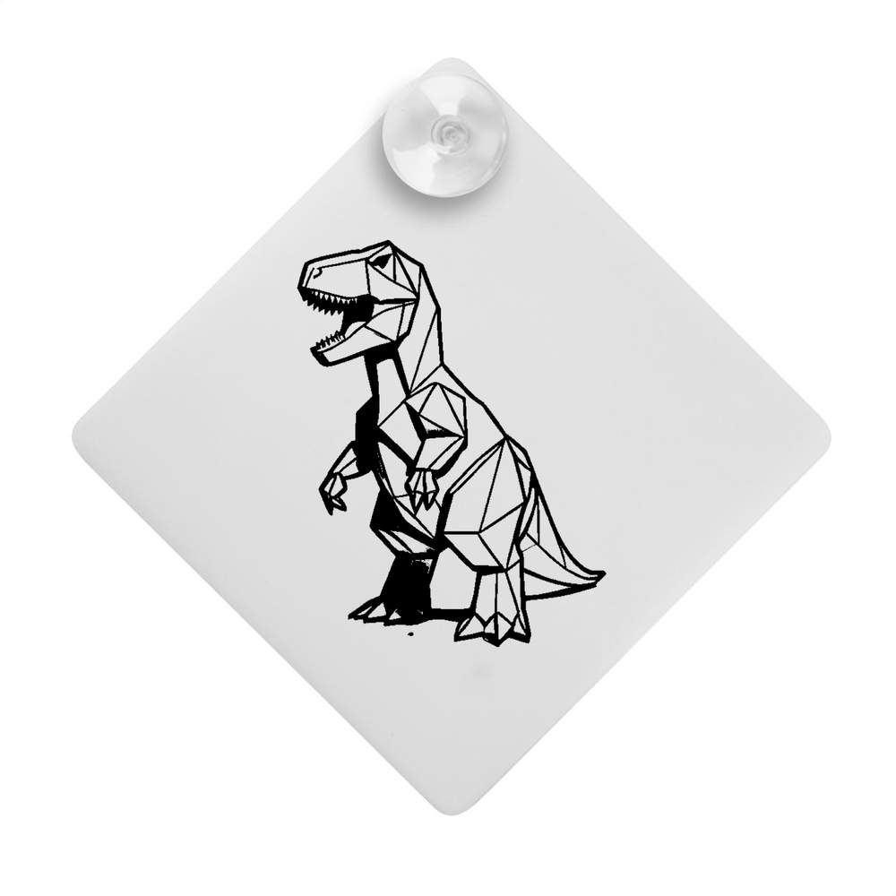 'Geometric Trex' Suction Cup Car Window Sign (CG00022056)