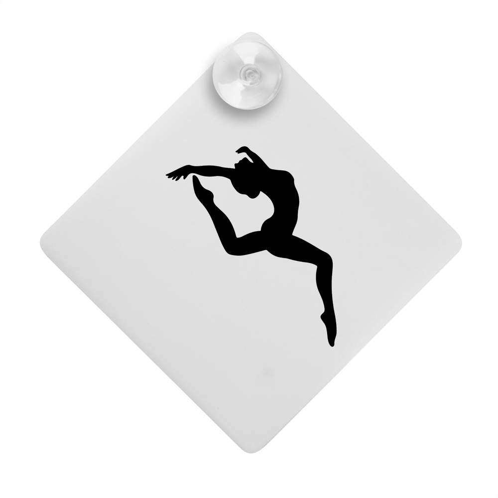 'Leaping Dancer' Suction Cup Car Window Sign (CG00022560)