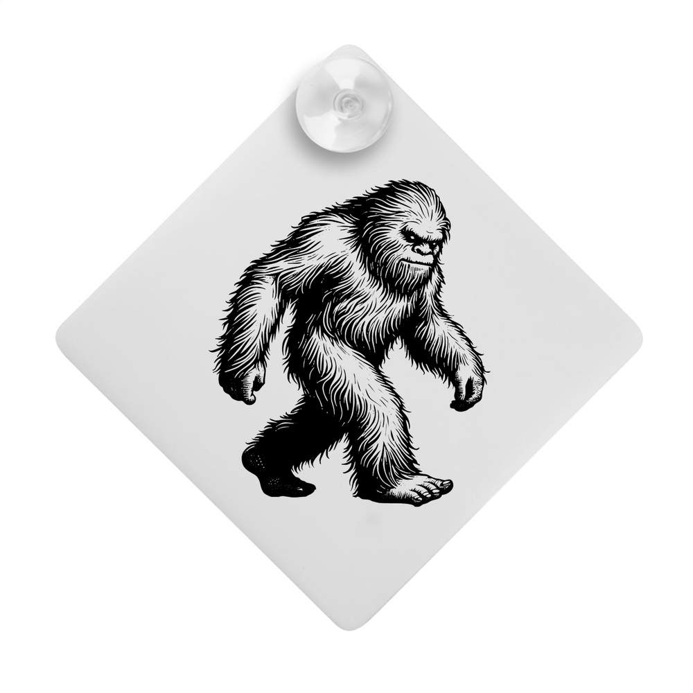 'Sasquatch' Suction Cup Car Window Sign (CG00022679)