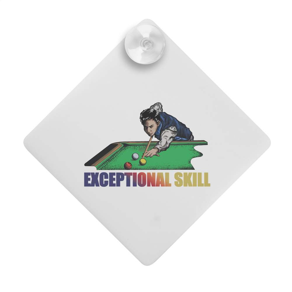 'The Billiard King' Suction Cup Car Window Sign (CG00023067)