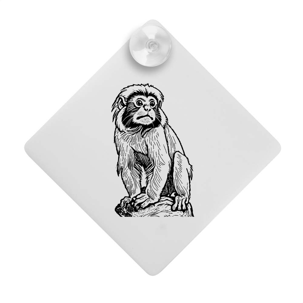 'Golden Lion Tamarin' Suction Cup Car Window Sign (CG00023182)