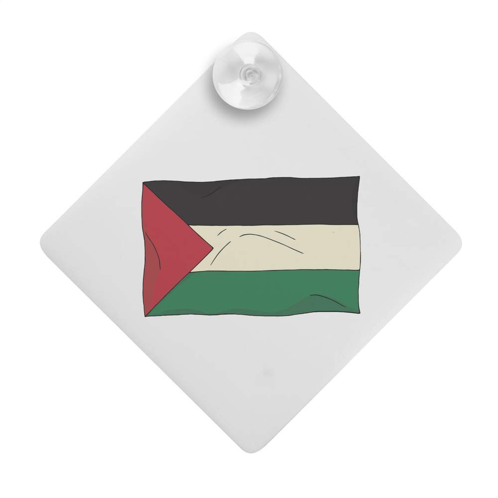 'Palestine Flag' Suction Cup Car Window Sign (CG00024308)