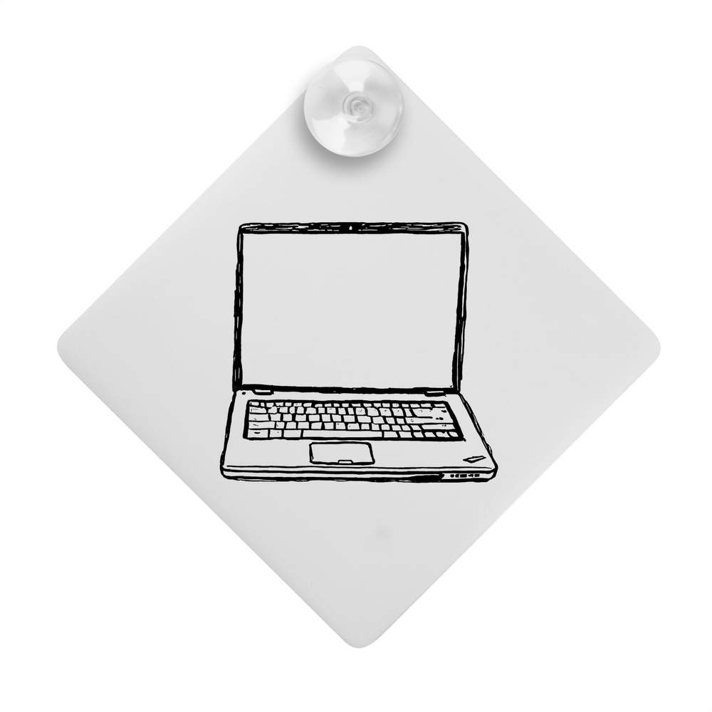 'Gaming Laptop' Suction Cup Car Window Sign (CG00025077)