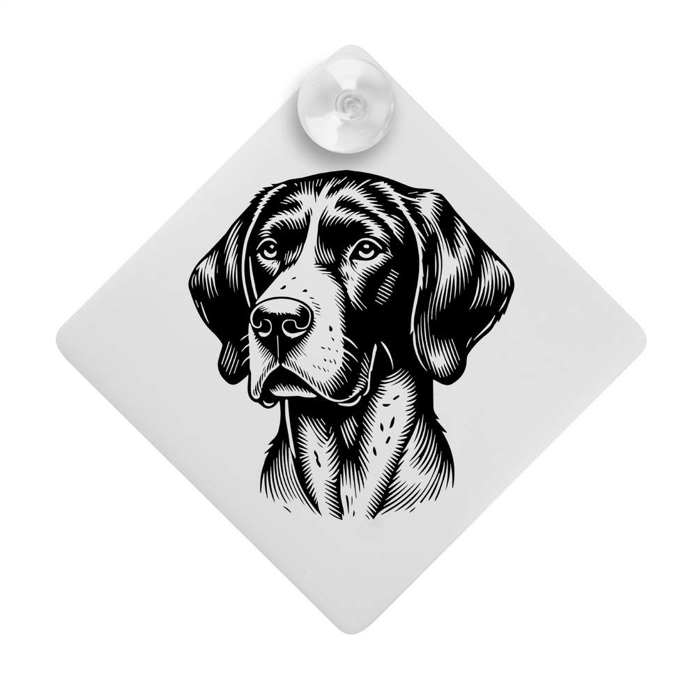 'German Shorthaired Pointer' Suction Cup Car Window Sign (CG00025498)
