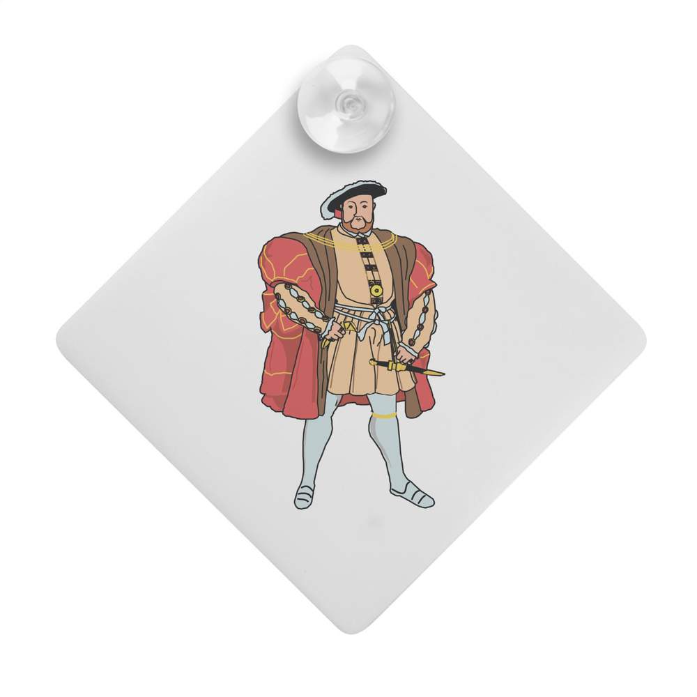 'King Henry VIII' Suction Cup Car Window Sign (CG00027304)