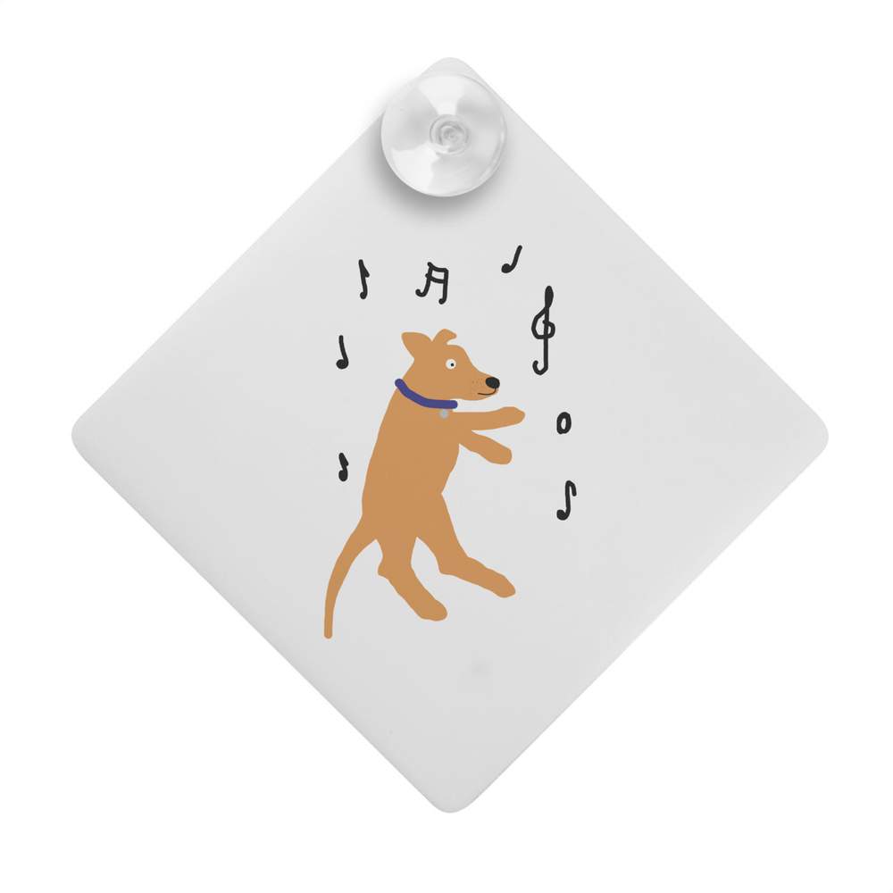 'A Dancing  Labrador' Suction Cup Car Window Sign (CG00028566)