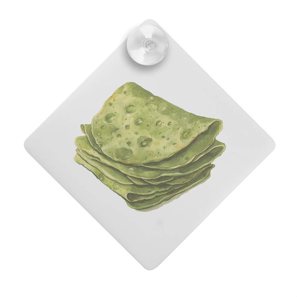'Green Tortillas' Suction Cup Car Window Sign (CG00029572)