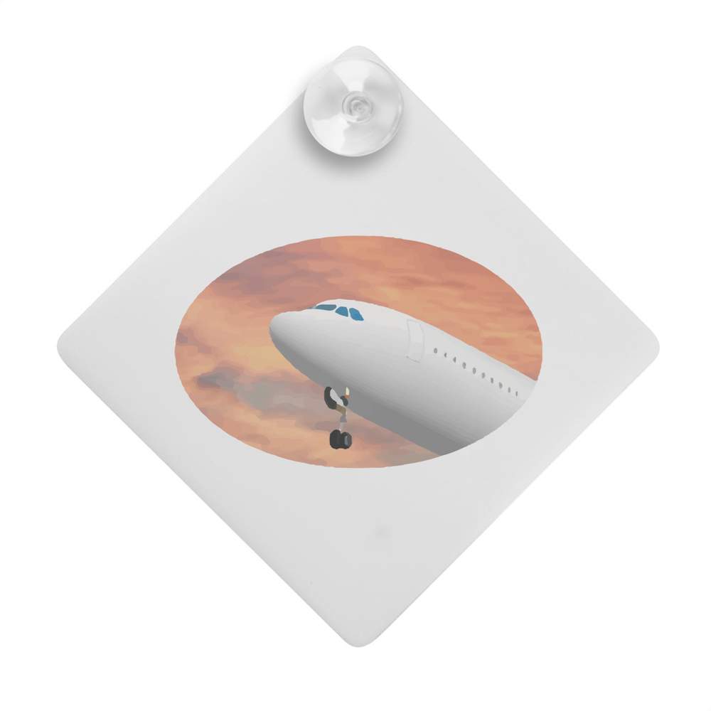 'Aeroplane Ascent' Suction Cup Car Window Sign (CG00029712)