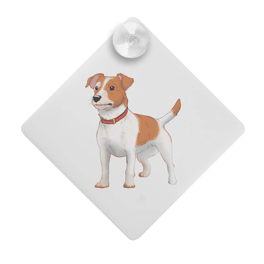 'Jack Russell Terrier' Suction Cup Car Window Sign (CG00030089)