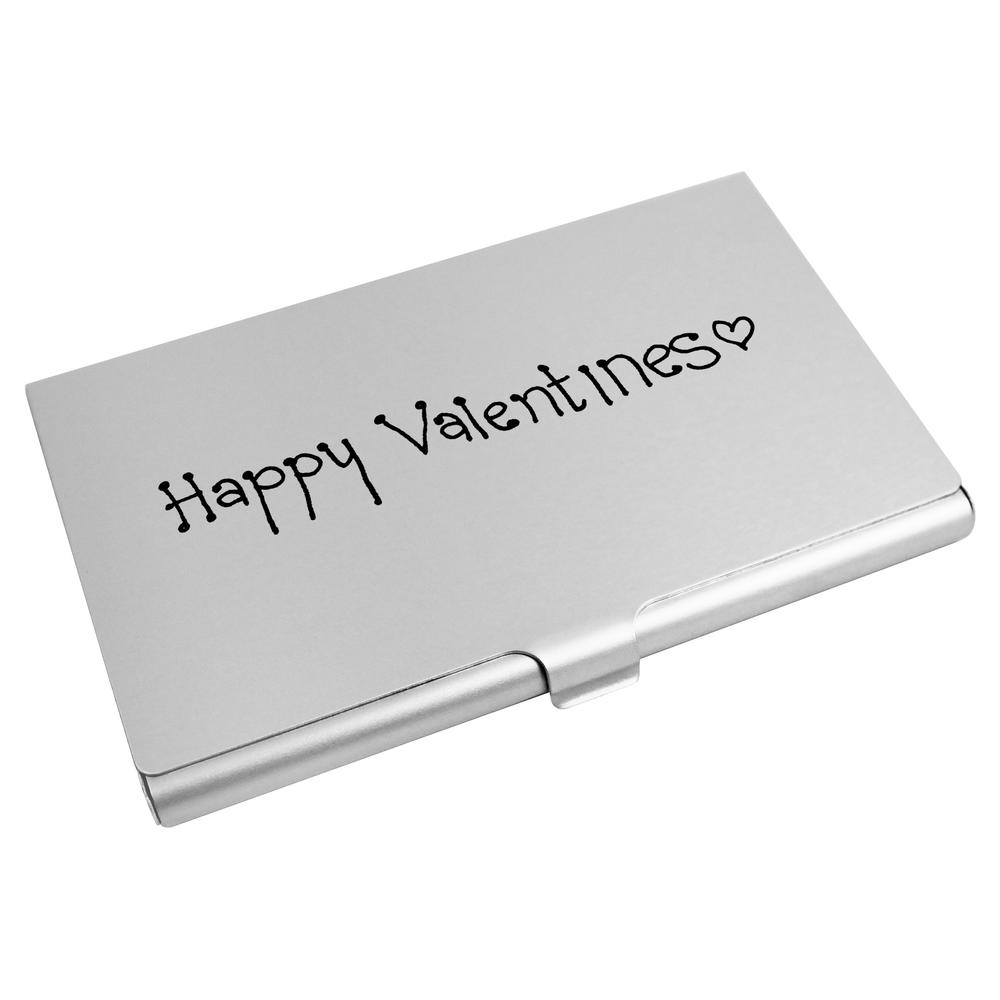 'Happy Valentines' Business Card Holder / Credit Card Wallet (CH00006891)