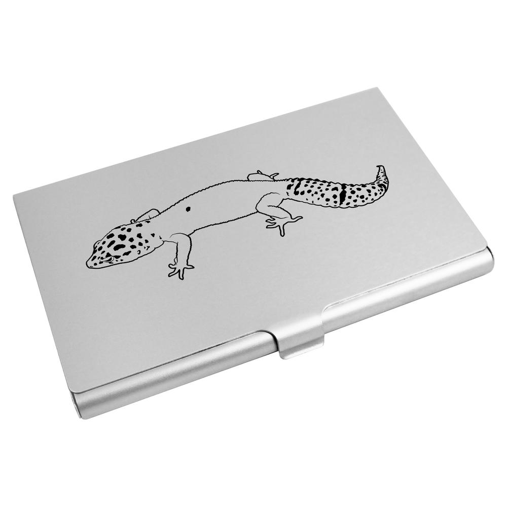 'Leopard Gecko' Business Card Holder / Credit Card Wallet (CH00010907)
