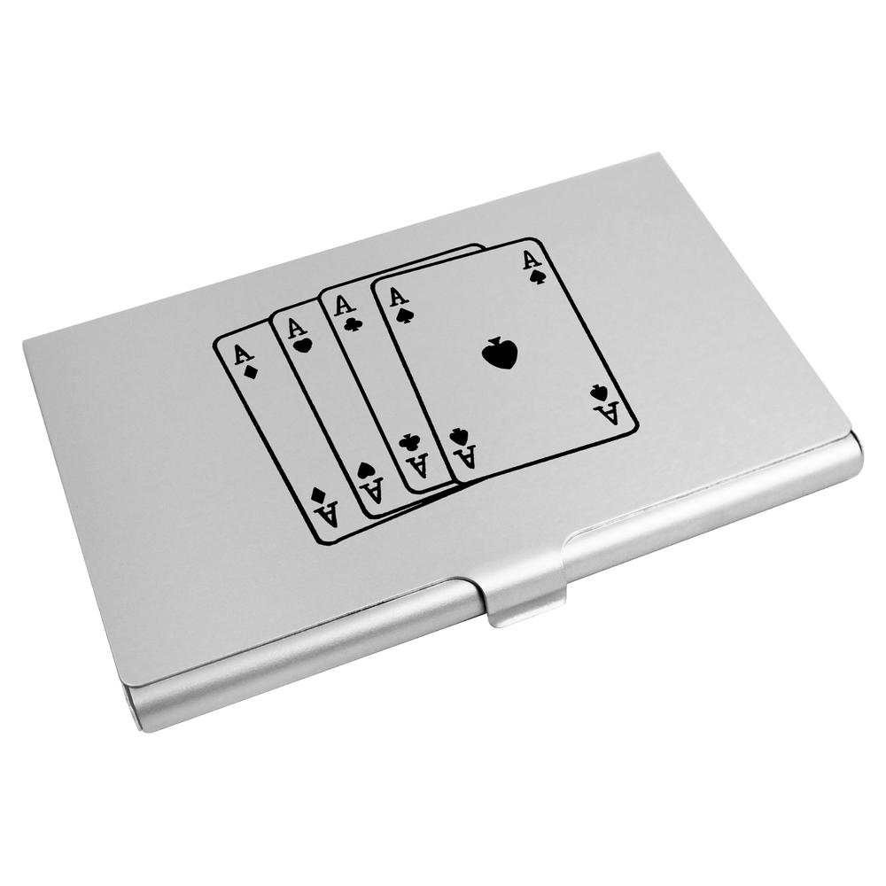 'Ace Playing Cards' Business Card Holder / Credit Card Wallet (CH00013126)
