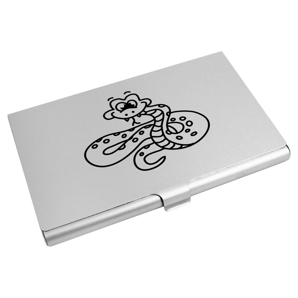 'Cute Snake' Business Card Holder / Credit Card Wallet (CH00014000)
