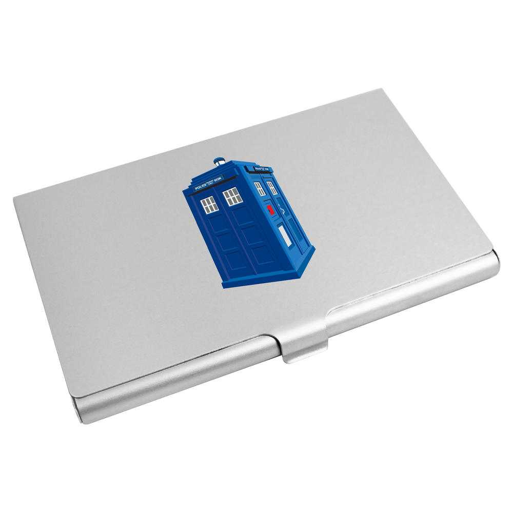 'Police Telephone Box' Business Card Holder / Credit Card Wallet (CH00017098)