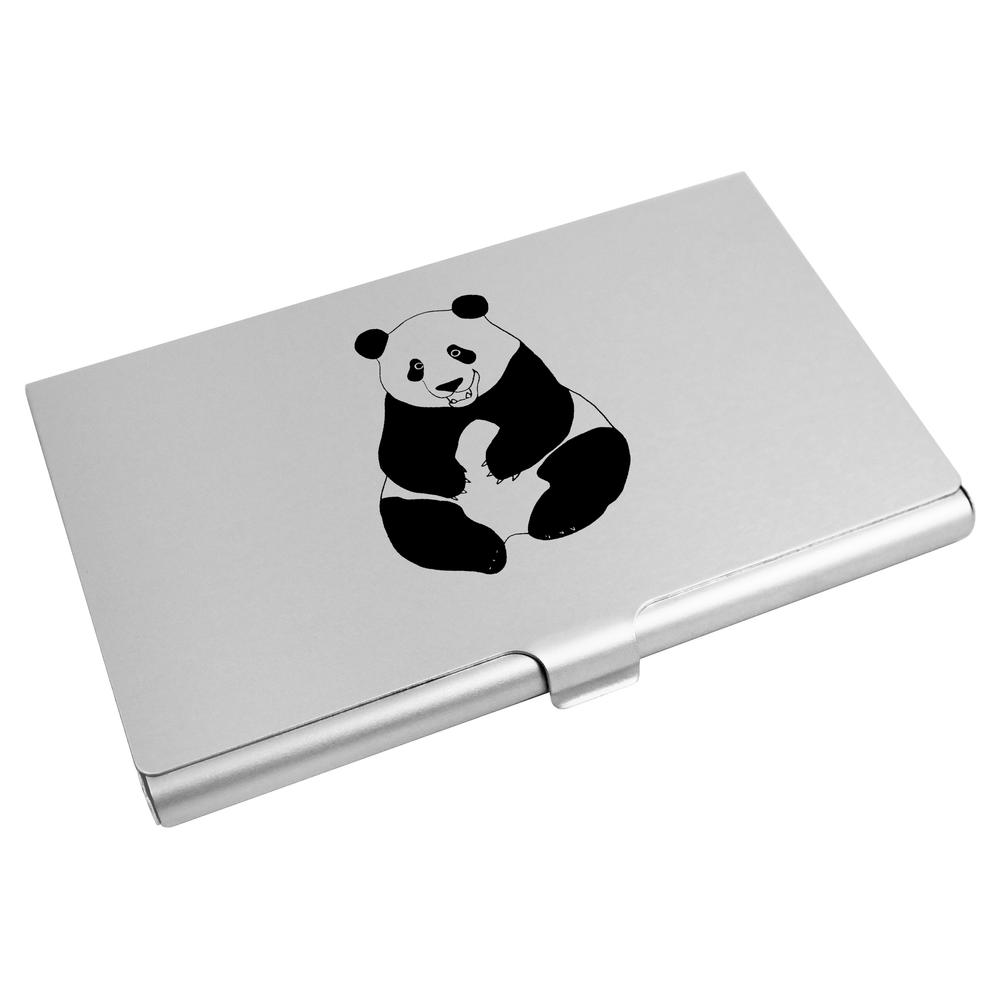 'Happy Panda' Business Card Holder / Credit Card Wallet (CH00019073)