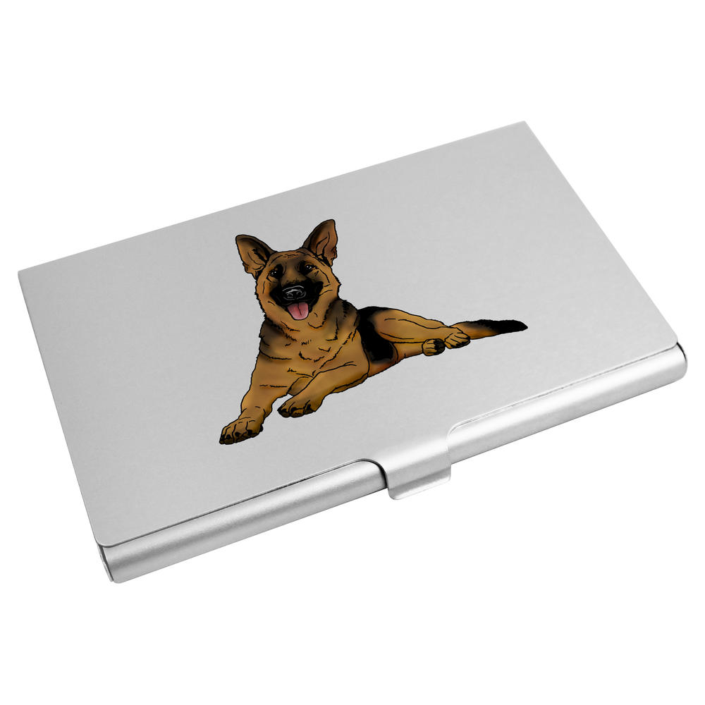 'German Shephard' Business Card Holder / Credit Card Wallet (CH00024313)