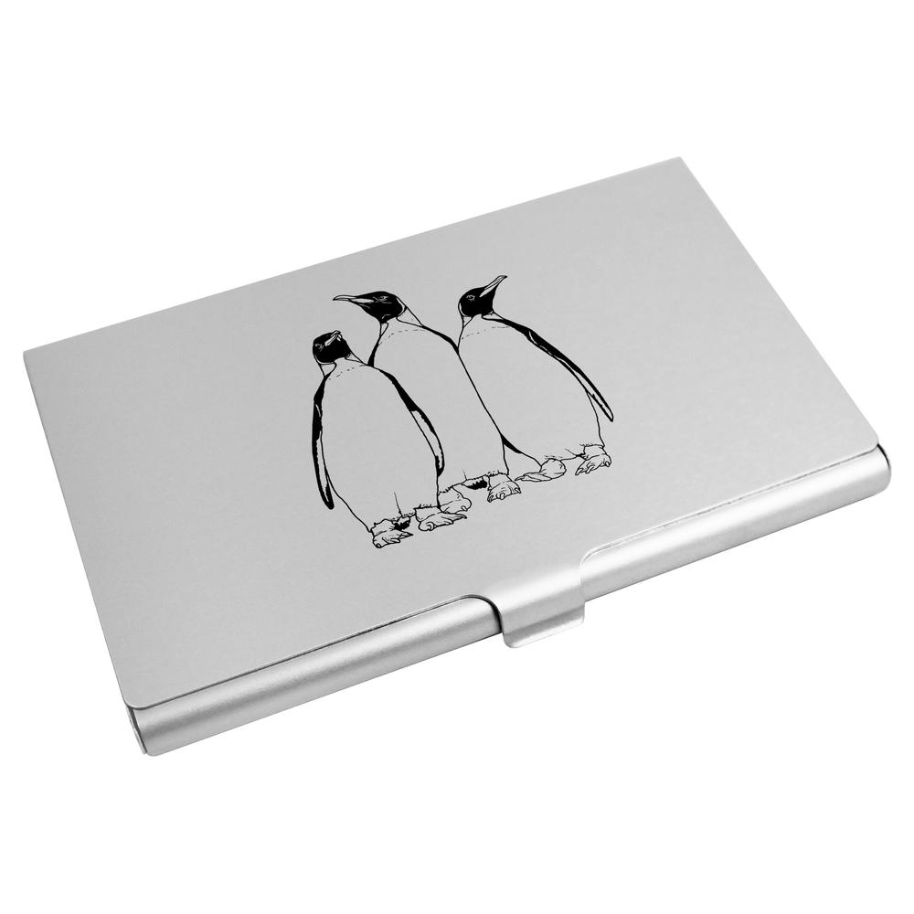 'King Penguins' Business Card Holder / Credit Card Wallet (CH00025160)