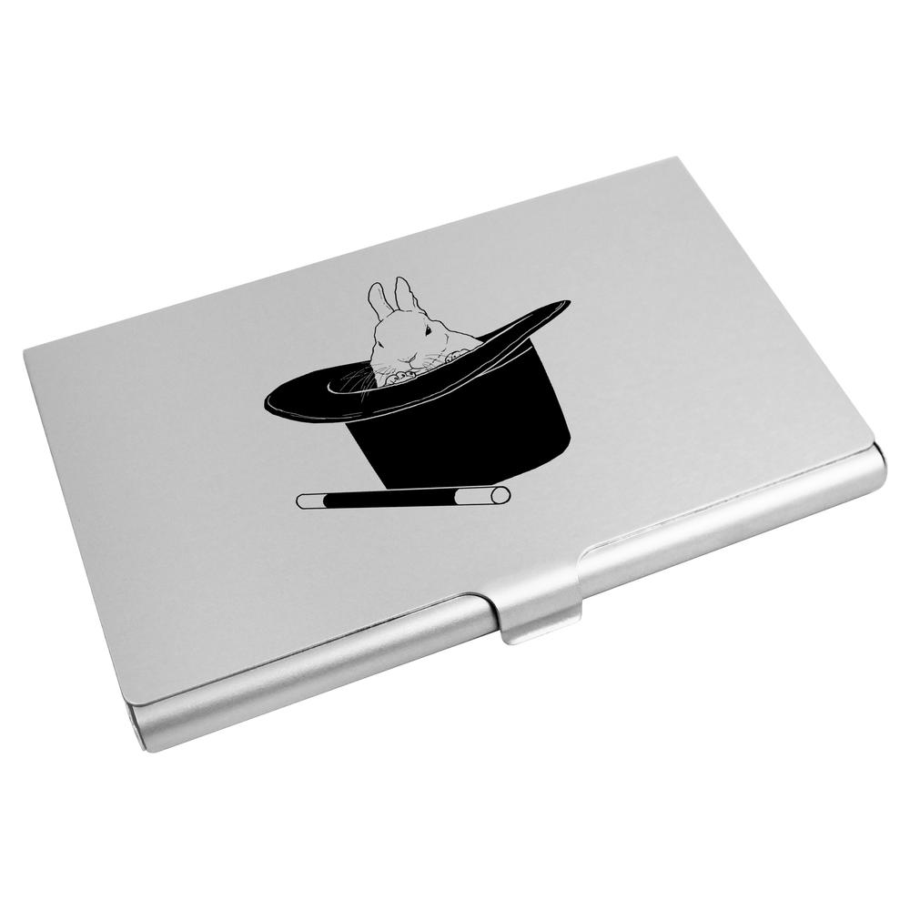 'Magic Rabbit In Hat' Business Card Holder / Credit Card Wallet (CH00025162)