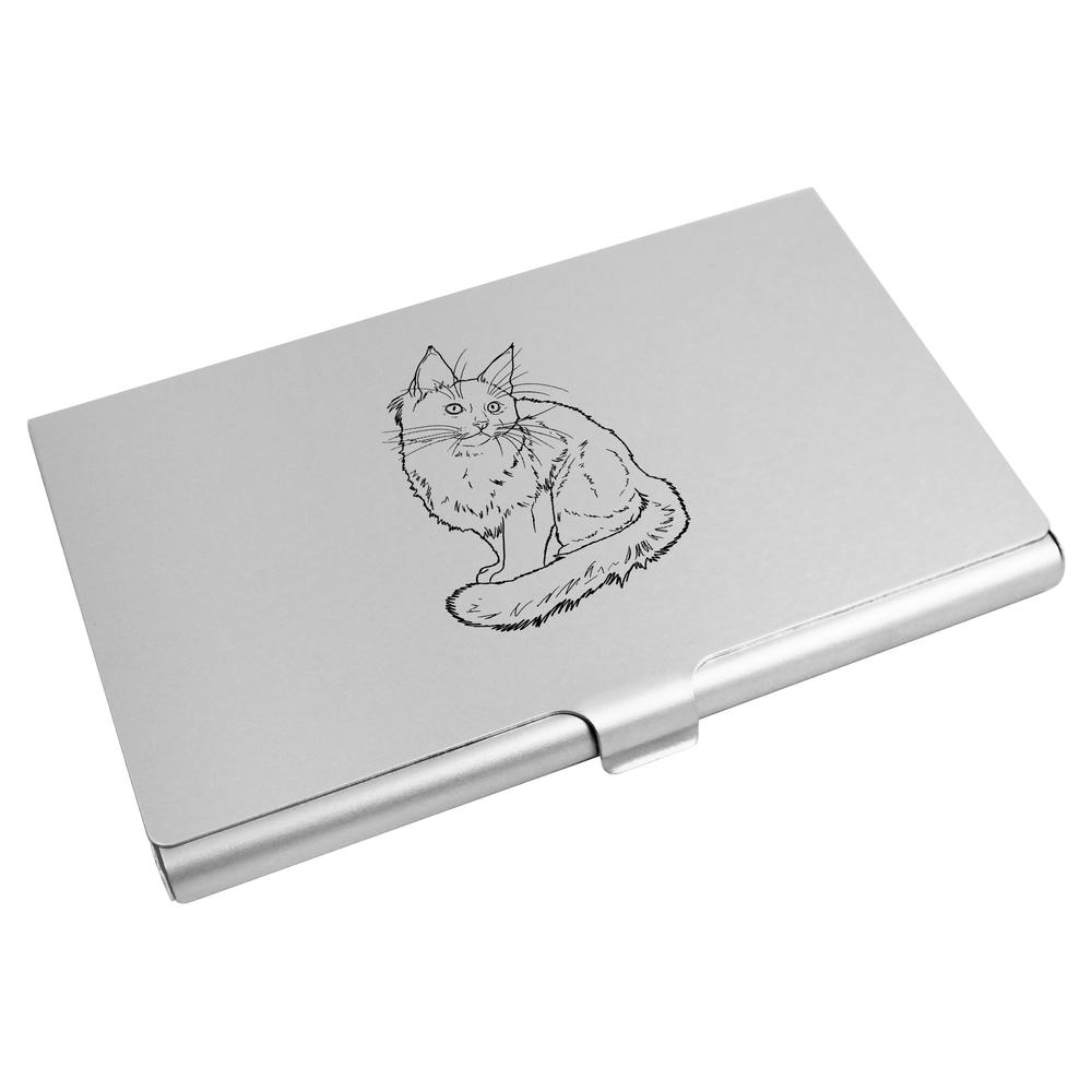 'Maine Coon' Business Card Holder / Credit Card Wallet (CH00027635)