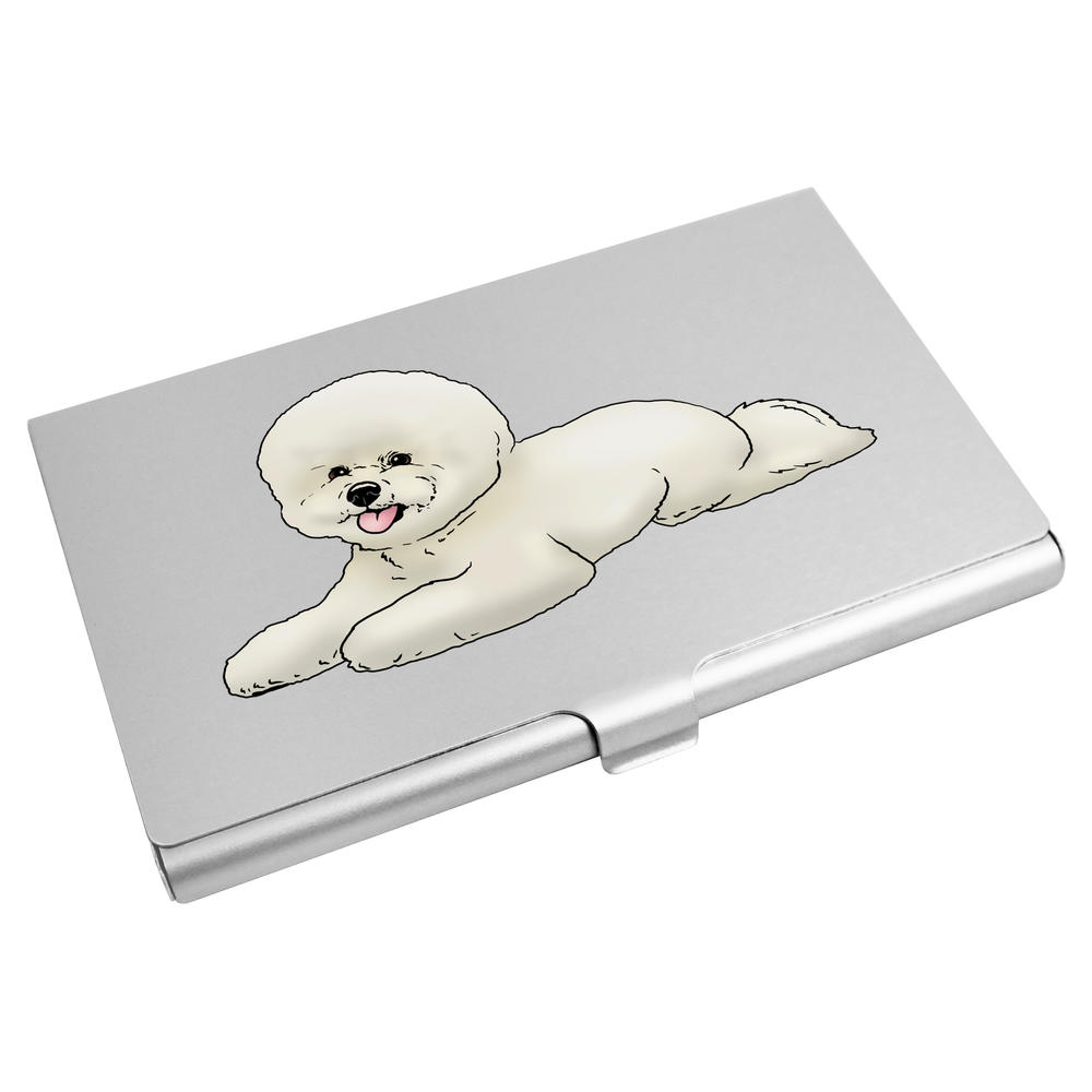 'Bichon Frise' Business Card Holder / Credit Card Wallet (CH00027716)