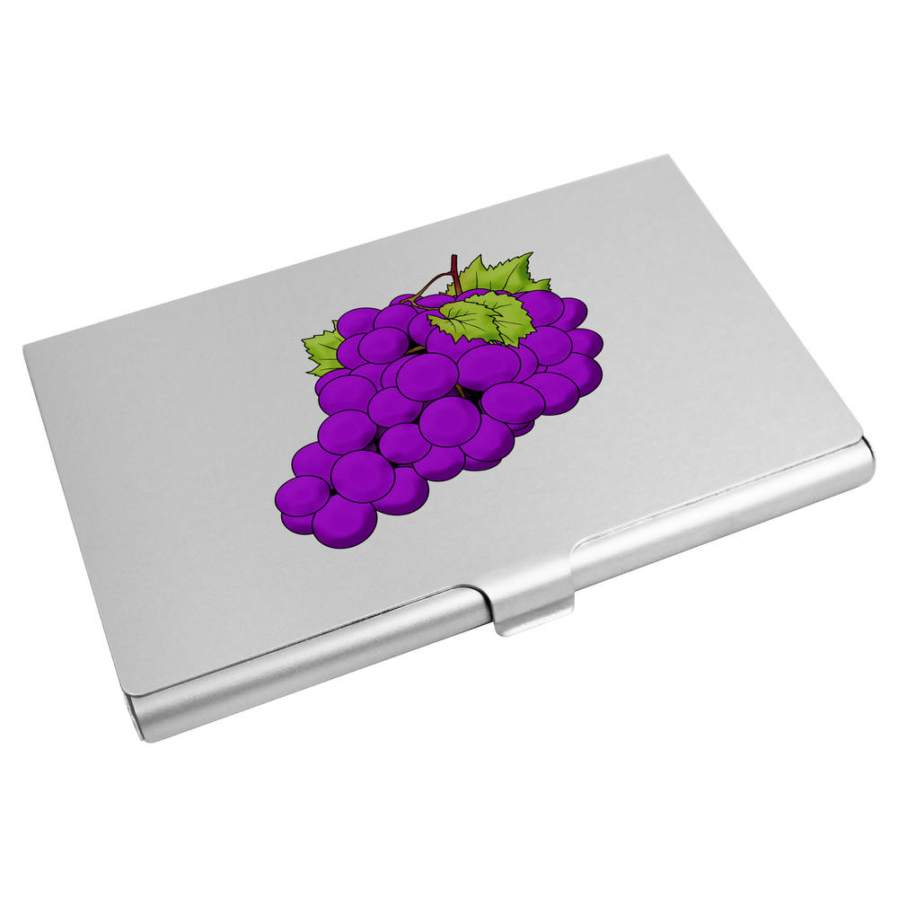 'Purple Grapes' Business Card Holder / Credit Card Wallet (CH00027760)
