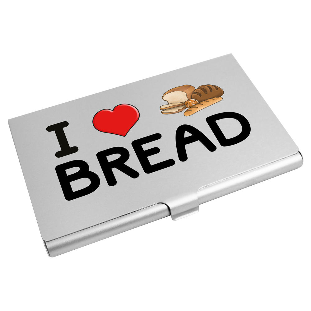 'I Love Bread' Business Card Holder / Credit Card Wallet (CH00028433)