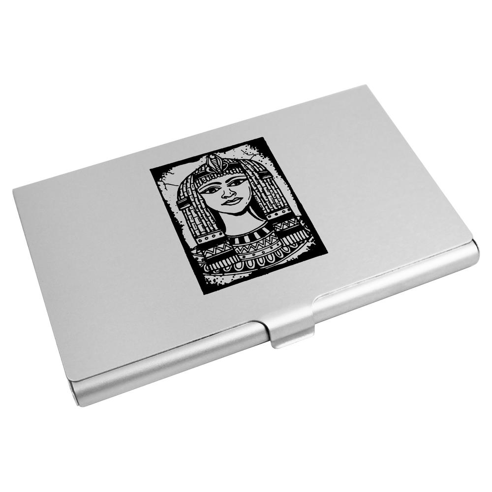 'Egyptian Lady Motif' Business Card Holder / Credit Card Wallet (CH00028540)