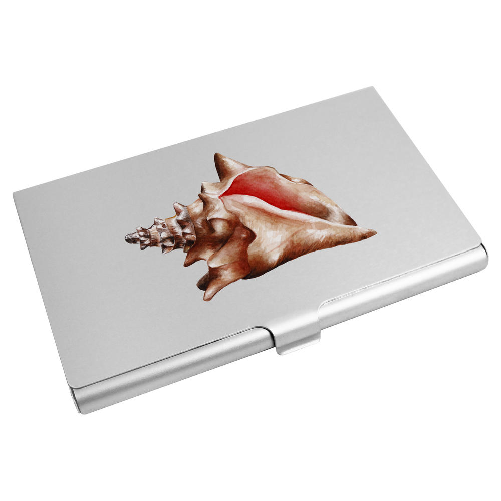 'Conch Shell' Business Card Holder / Credit Card Wallet (CH00028886)
