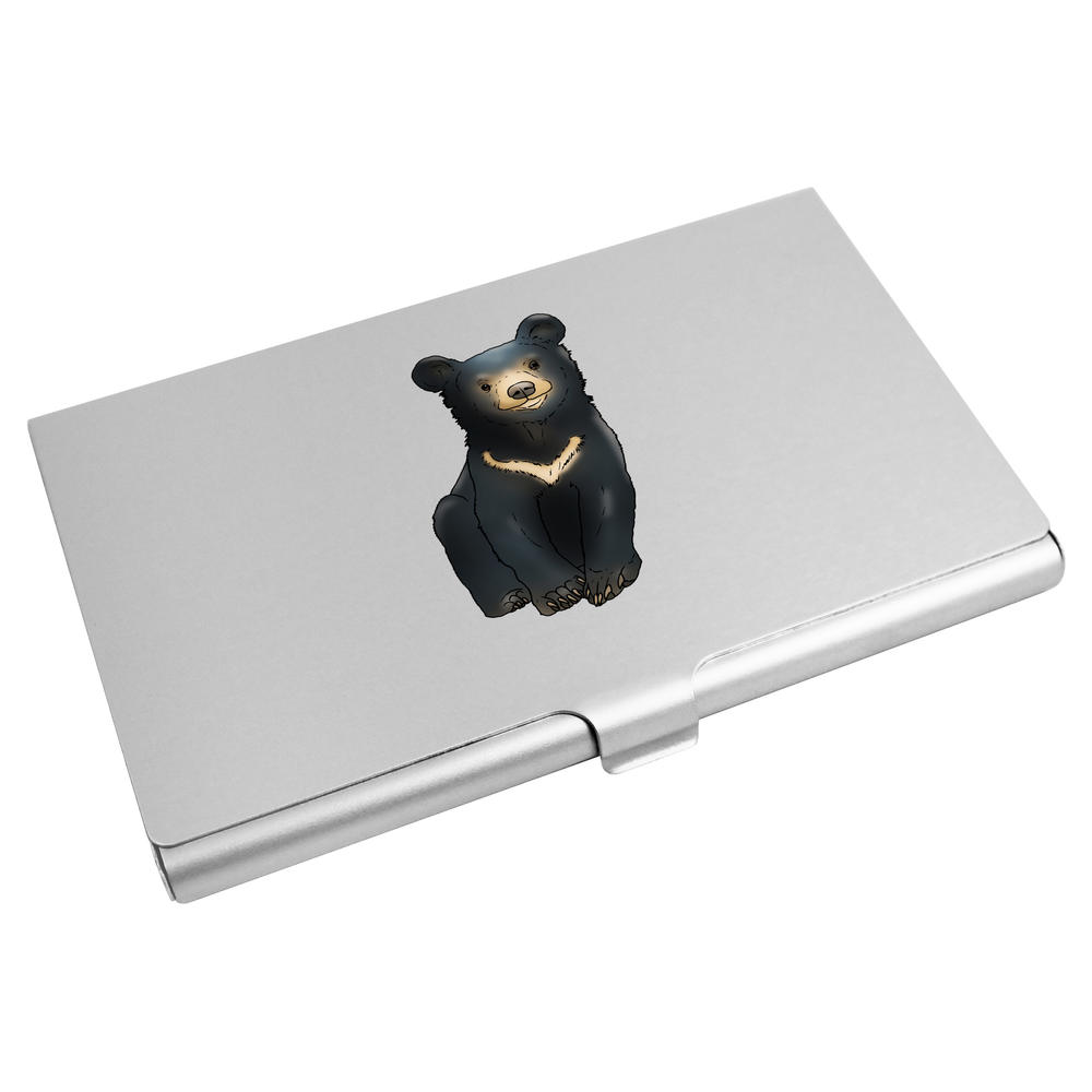 'Asiatic Bear Cub' Business Card Holder / Credit Card Wallet (CH00029742)