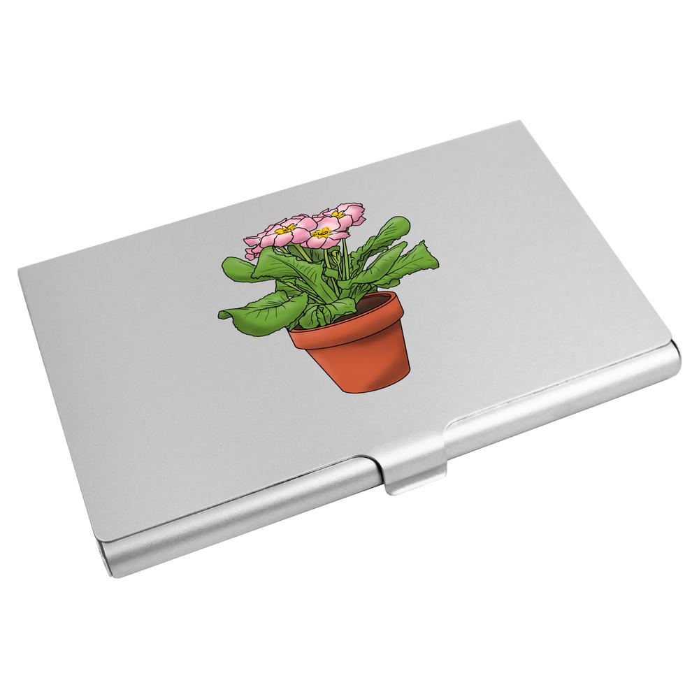 'Pink Primrose' Business Card Holder / Credit Card Wallet (CH00029871)