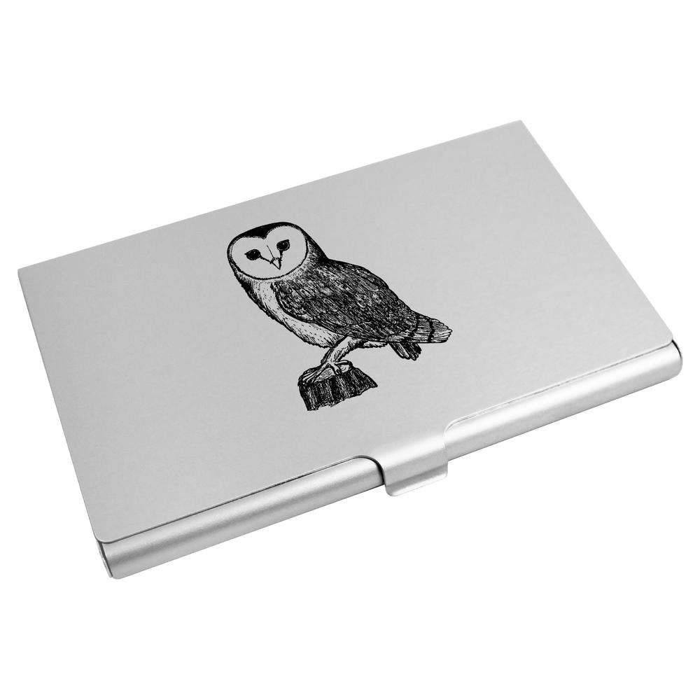 'Barn Owl' Business Card Holder / Credit Card Wallet (CH00029898)