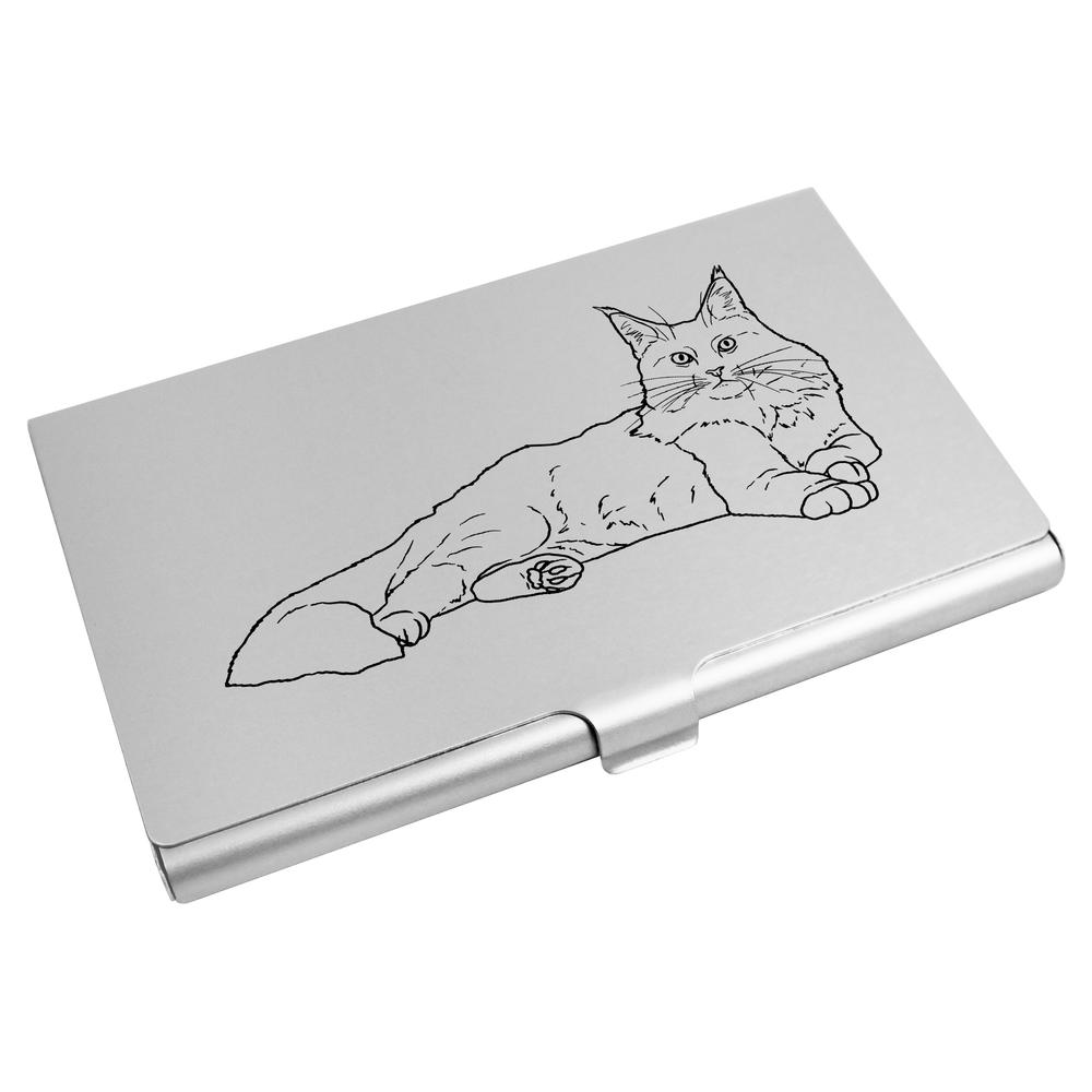 'Maine Coon' Business Card Holder / Credit Card Wallet (CH00029961)