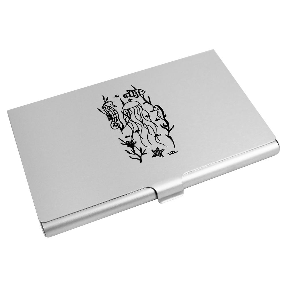 'Sea Life' Business Card Holder / Credit Card Wallet (CH00032129)