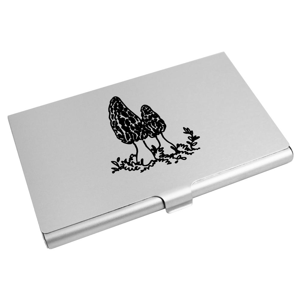 'Morel Mushrooms' Business Card Holder / Credit Card Wallet (CH00033062)