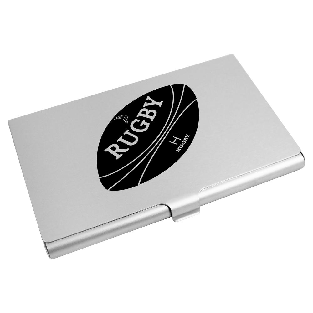 'Rugby Ball' Business Card Holder / Credit Card Wallet (CH00034679)