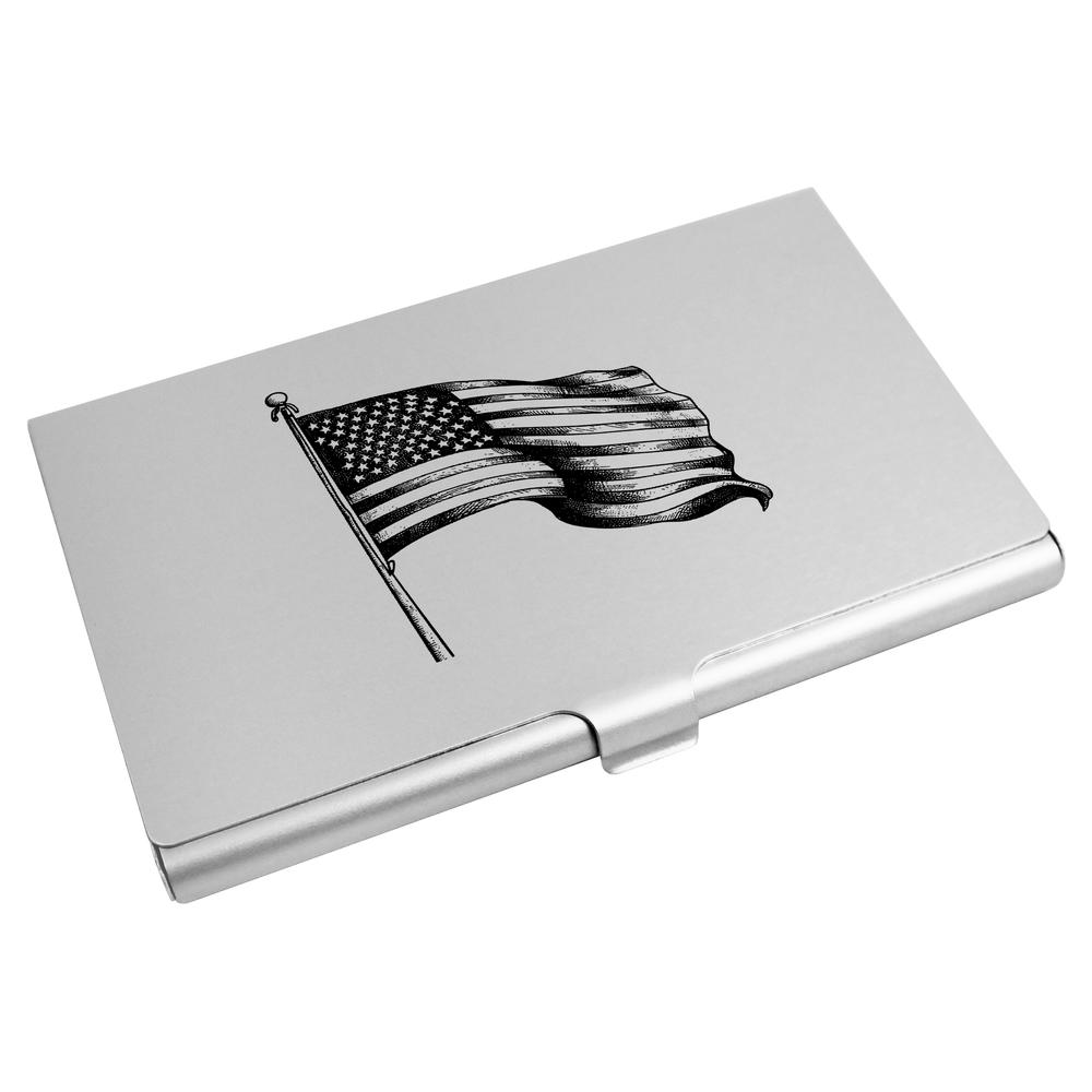 'USA flag' Business Card Holder / Credit Card Wallet (CH00034758)