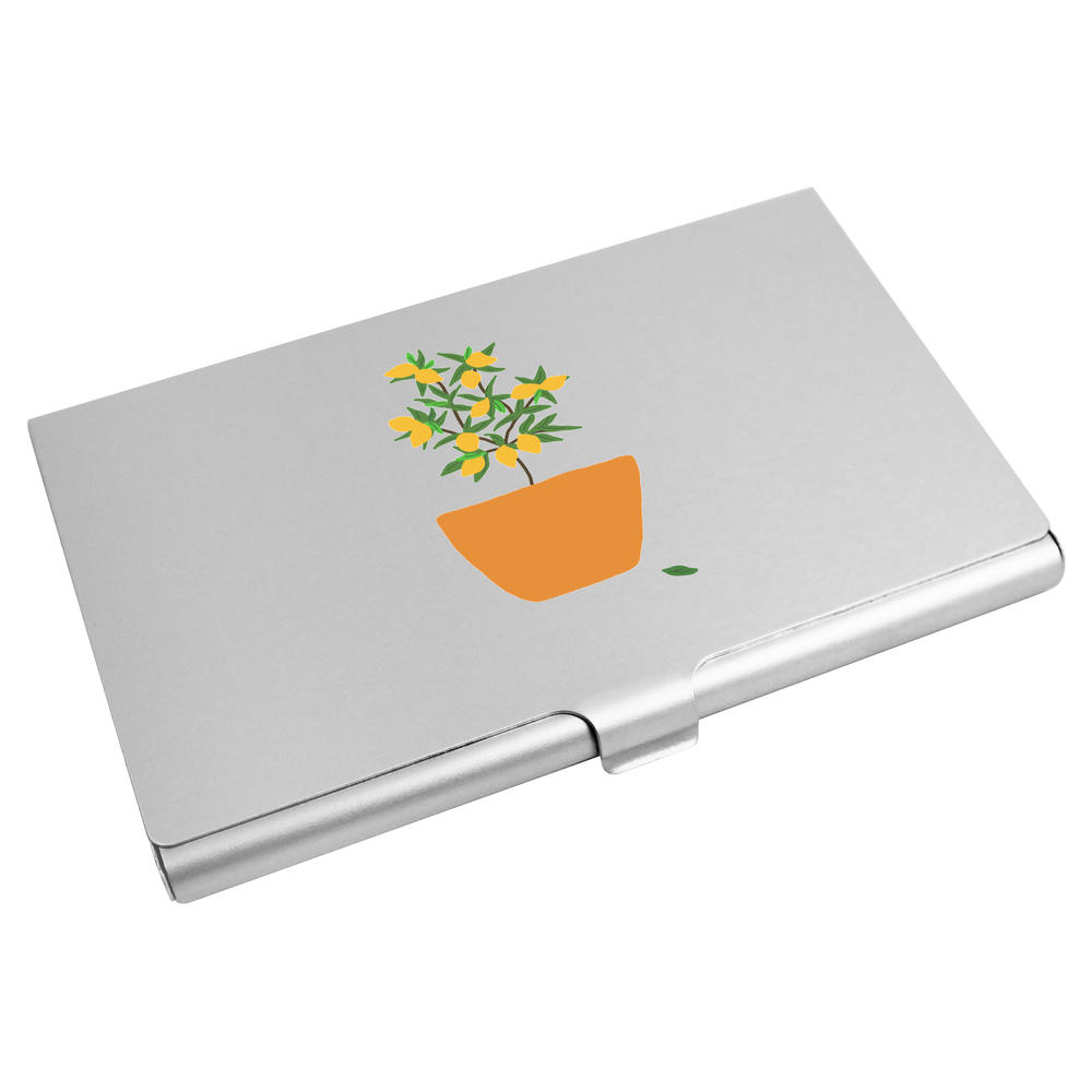 'Lemon tree' Business Card Holder / Credit Card Wallet (CH00035971)