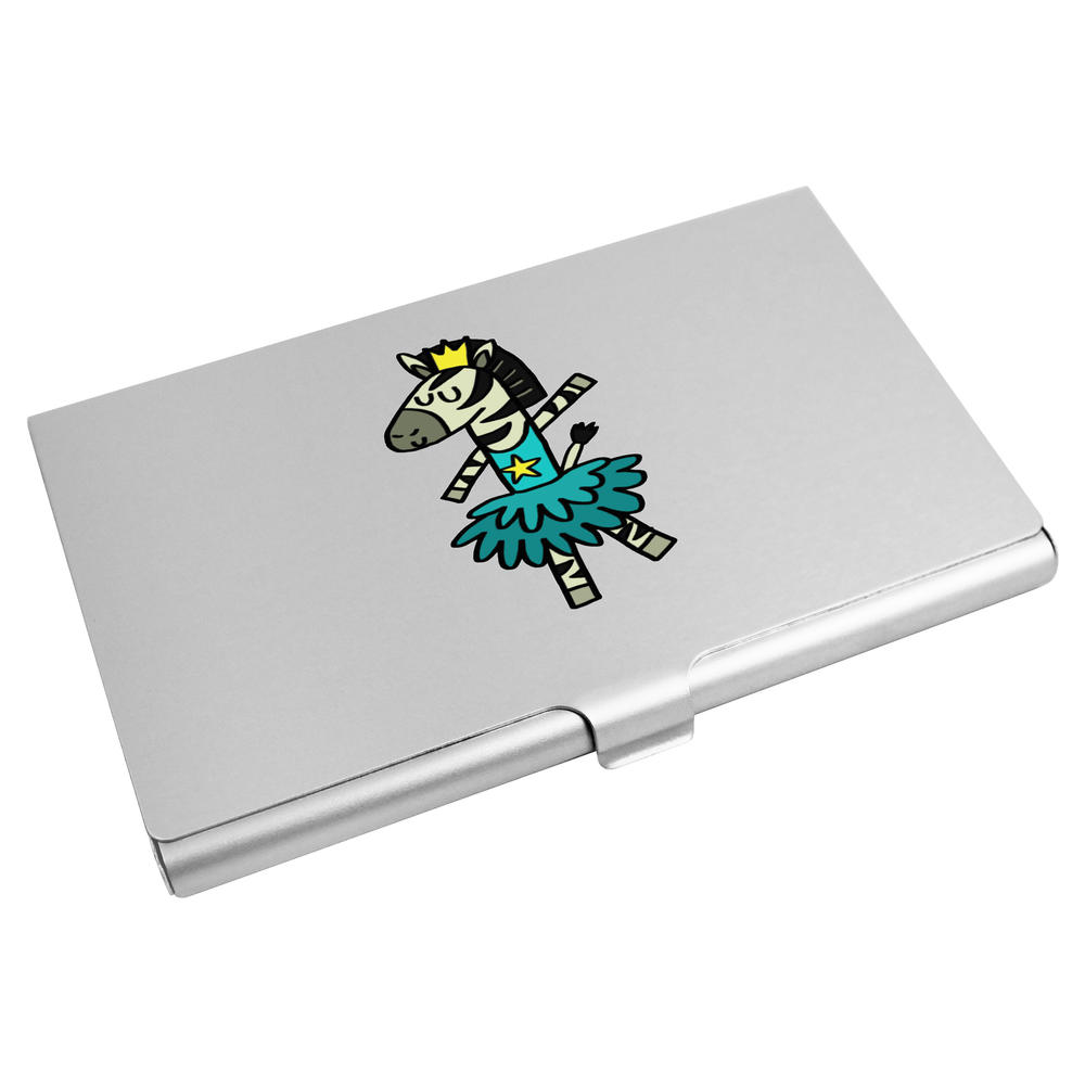 'Ditsy Zebra' Business Card Holder / Credit Card Wallet (CH00038706)