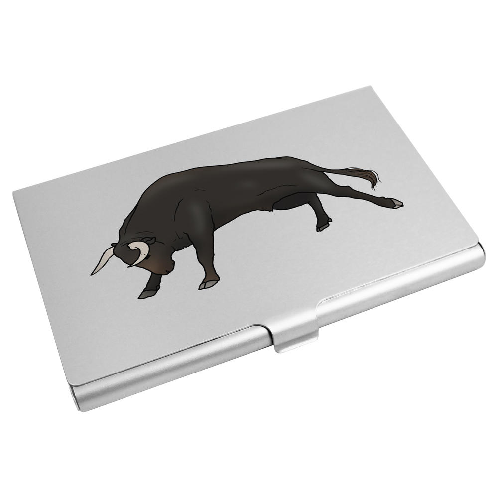 'Raging Bull' Business Card Holder / Credit Card Wallet (CH00040433)