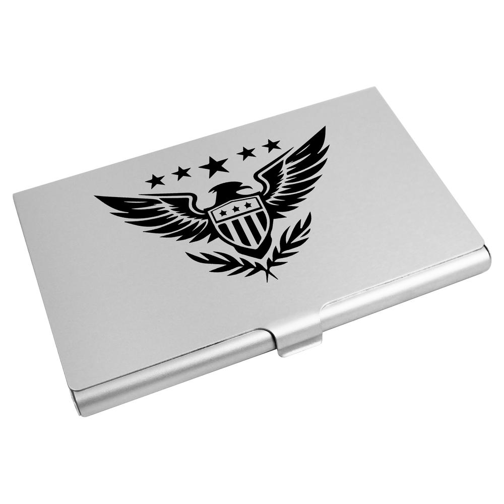 'Patriotic American Eagle' Business Card Holder / Credit Card Wallet (CH00041573)