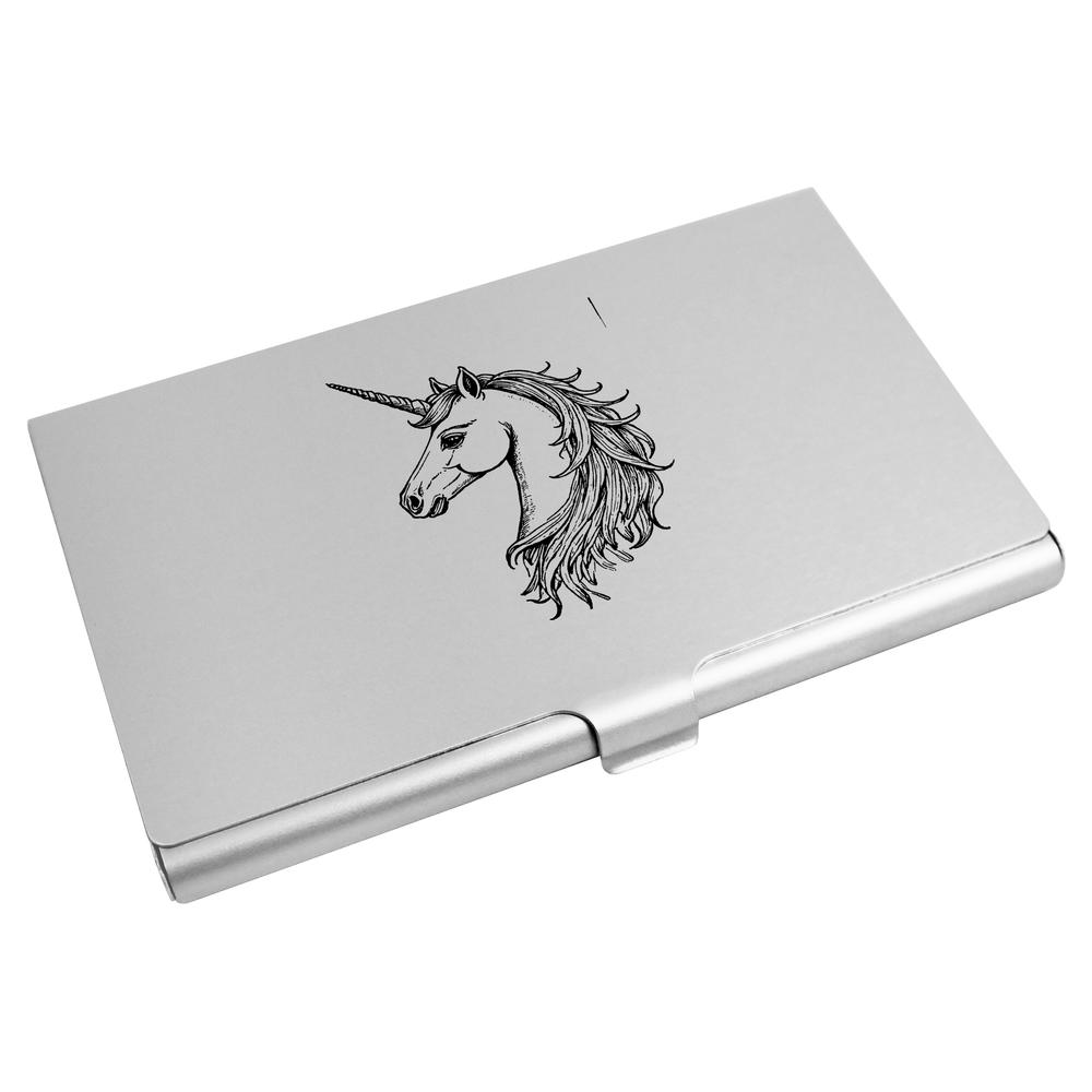 'Enchanted Unicorn' Business Card Holder / Credit Card Wallet (CH00041983)
