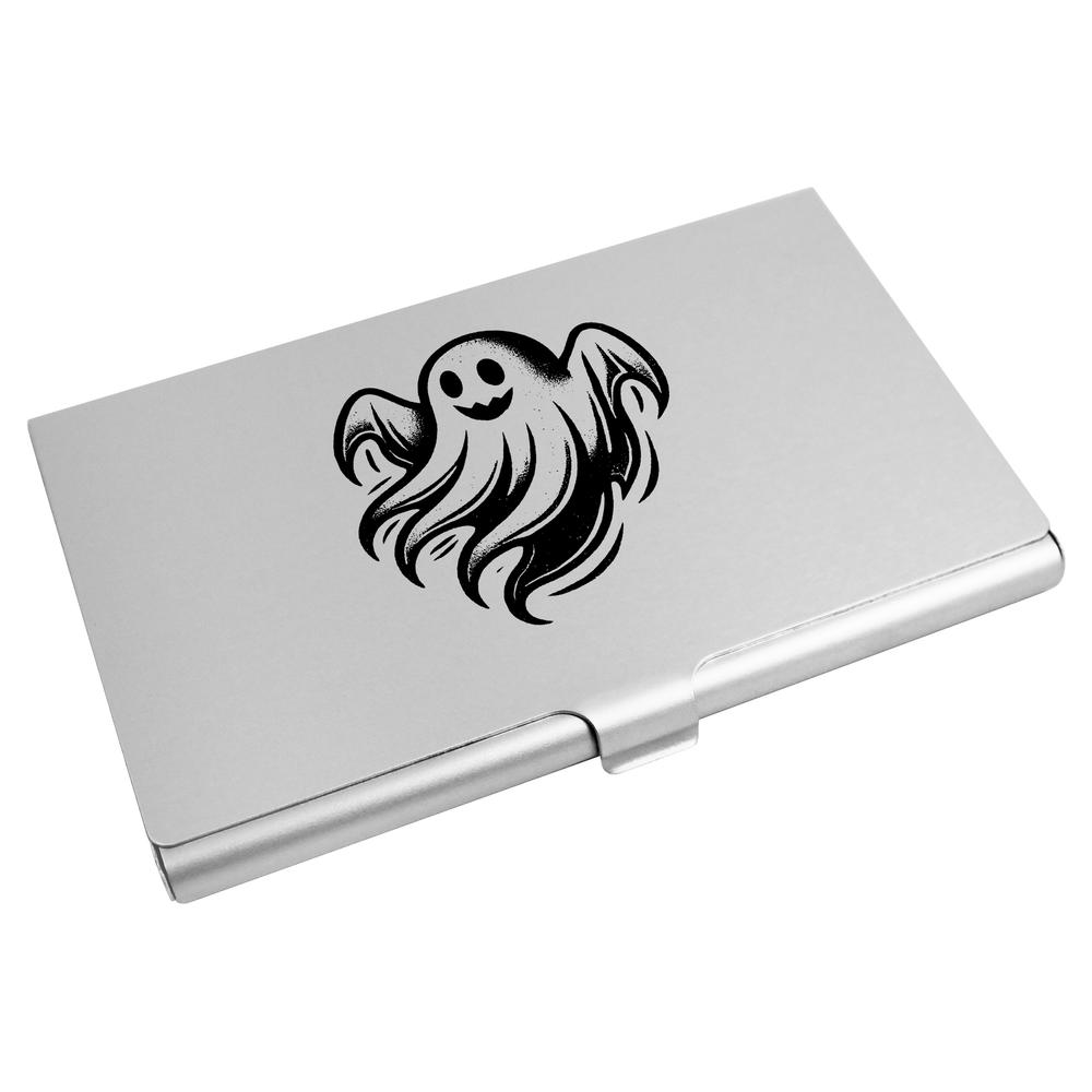 'Happy Ghost' Business Card Holder / Credit Card Wallet (CH00042912)